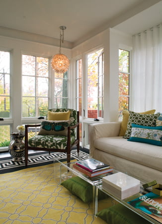 Living room - Window treatment