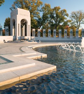 World War II Memorial - Rainbow Pool