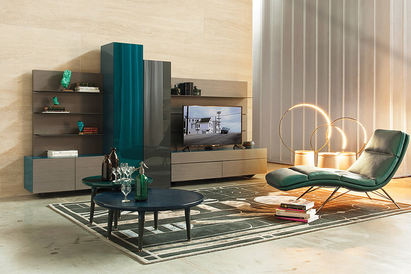 Roche Bobois' Cirque Pedestal Light.