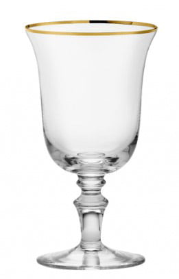 Ginori1735 Medici Gold-Rimmed Water Goblet