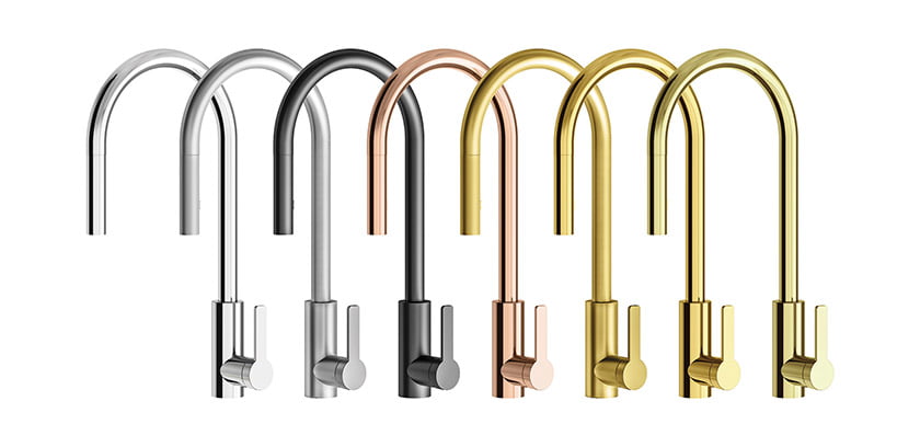 The Franz Viegener Kitchen Collection's pro-style faucet.