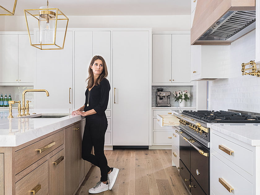 Woodharbor Custom Cabinetry in a kitchen by Cre8 Cabinetry Designs. © Peak Visuals