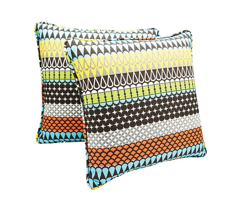 Colorful pillows by Pillow Punk