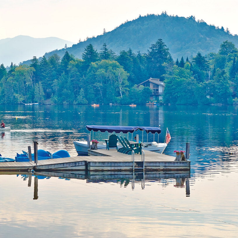 Mirror Lake boat dock