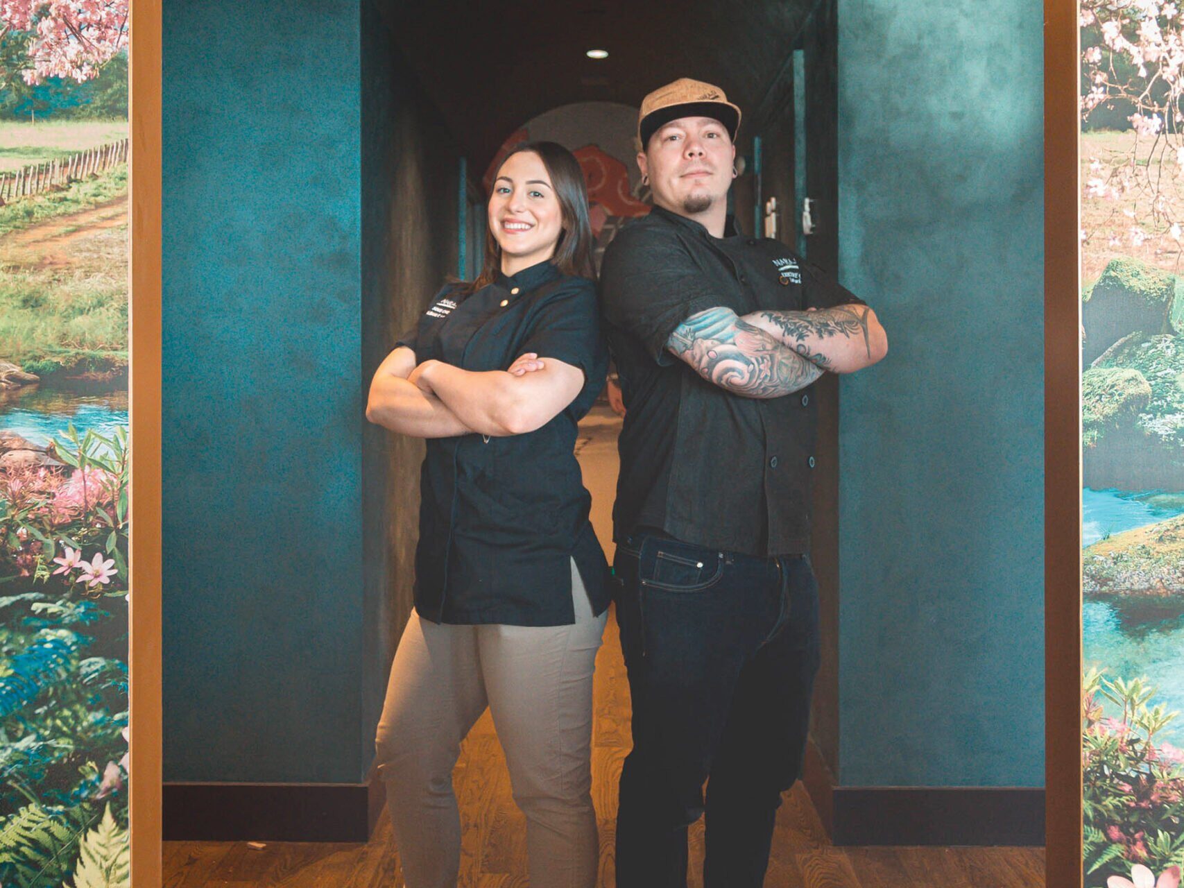 Sous chef Albani Caolo and executive chef Lucas Irwin
