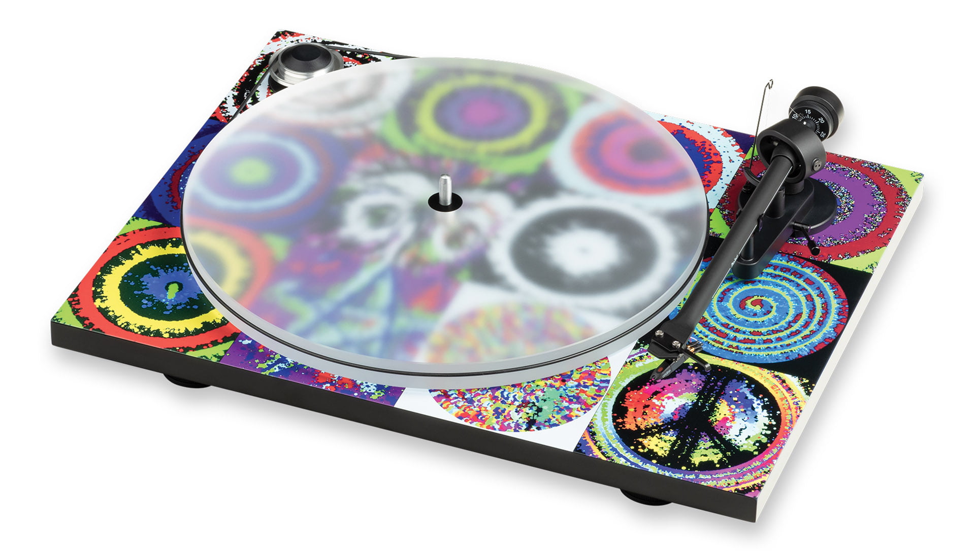Peace and love turntable