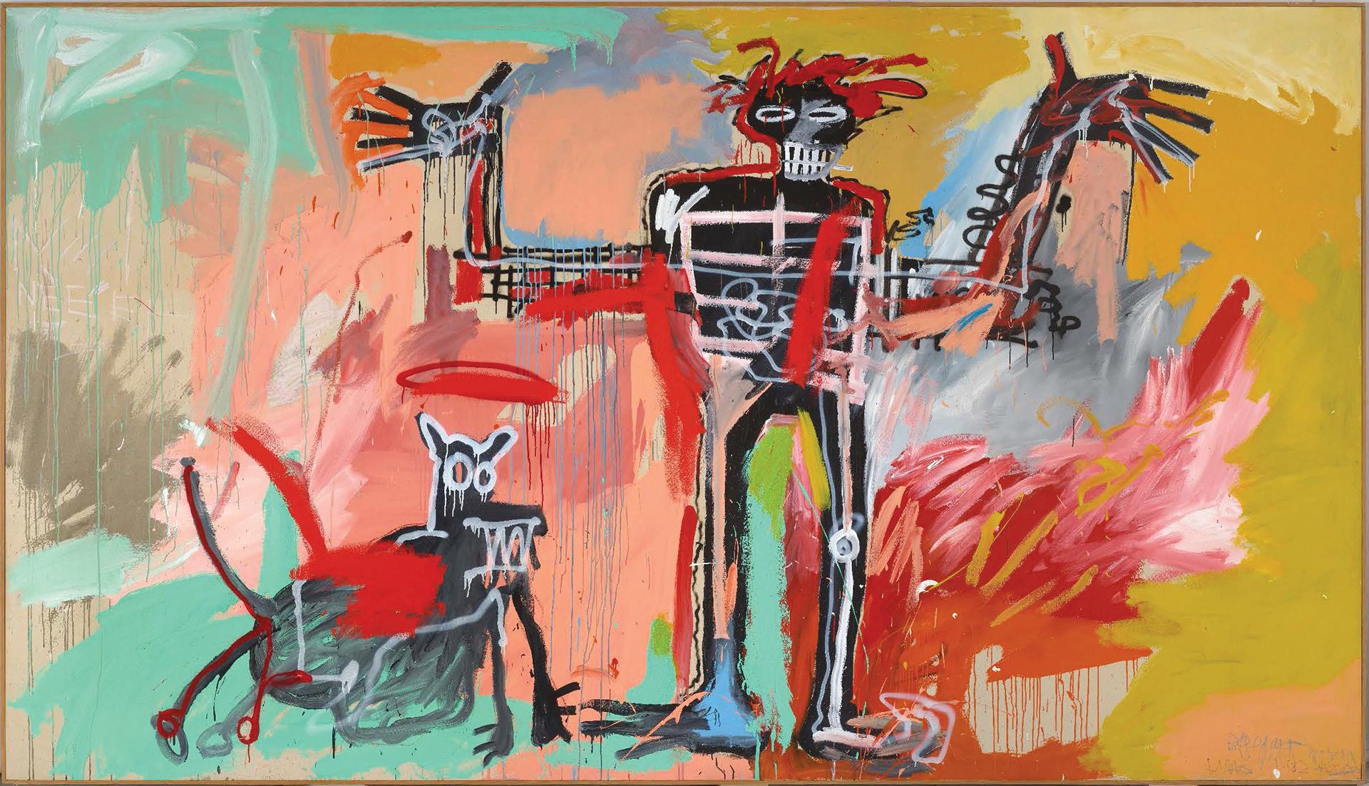 jeanmichel basquiat_boy and dog in a johnnypump_gc.0928_9.11.24