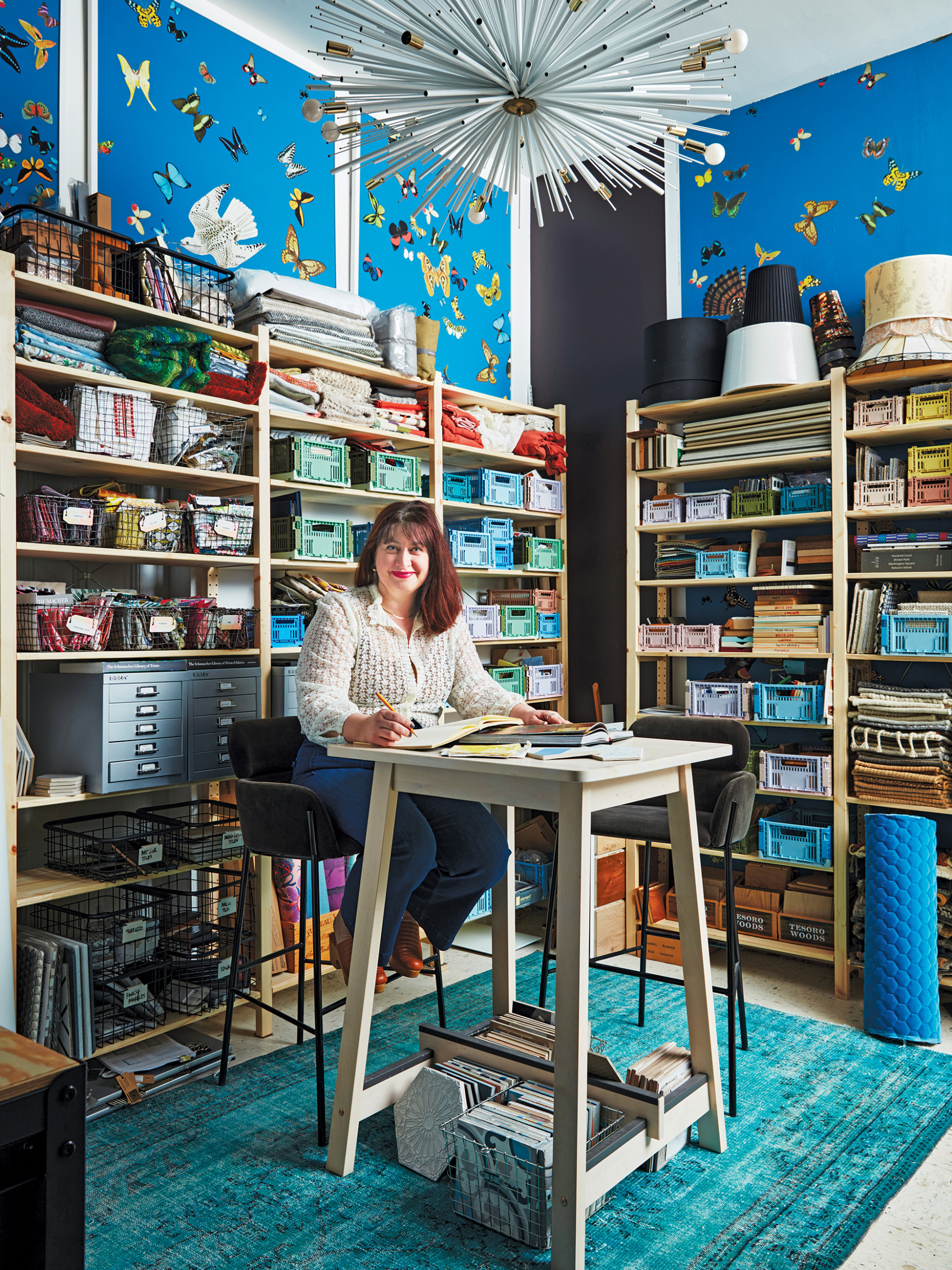 Designer Nicole Lanteri in her studio | Home and Design Magazine