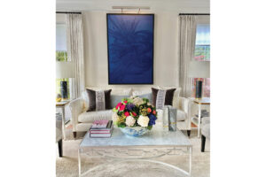 Living area designed by Bonnie Ammon of Bonnie Ammon Interiors | Home and Design