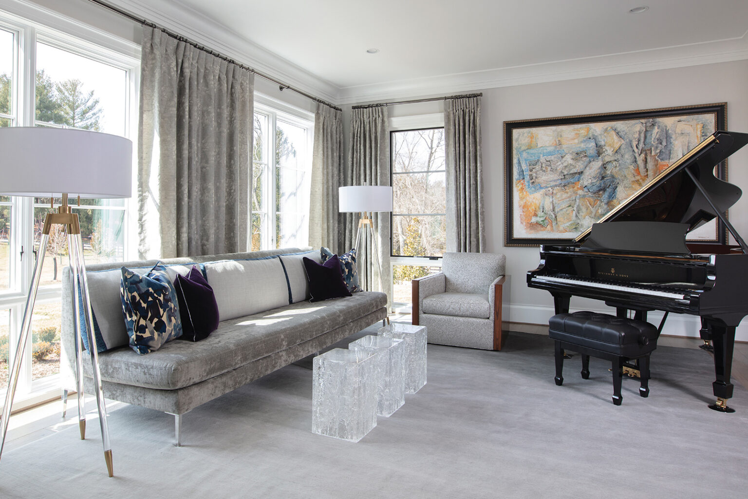 Lively Living Rooms - Home & Design Magazine