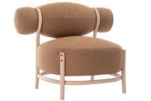 Chignon Chair by LucidiPevere for Gebrüder Thonet Vienna with Beechwood Frame and Kvadrat Ria Fabric