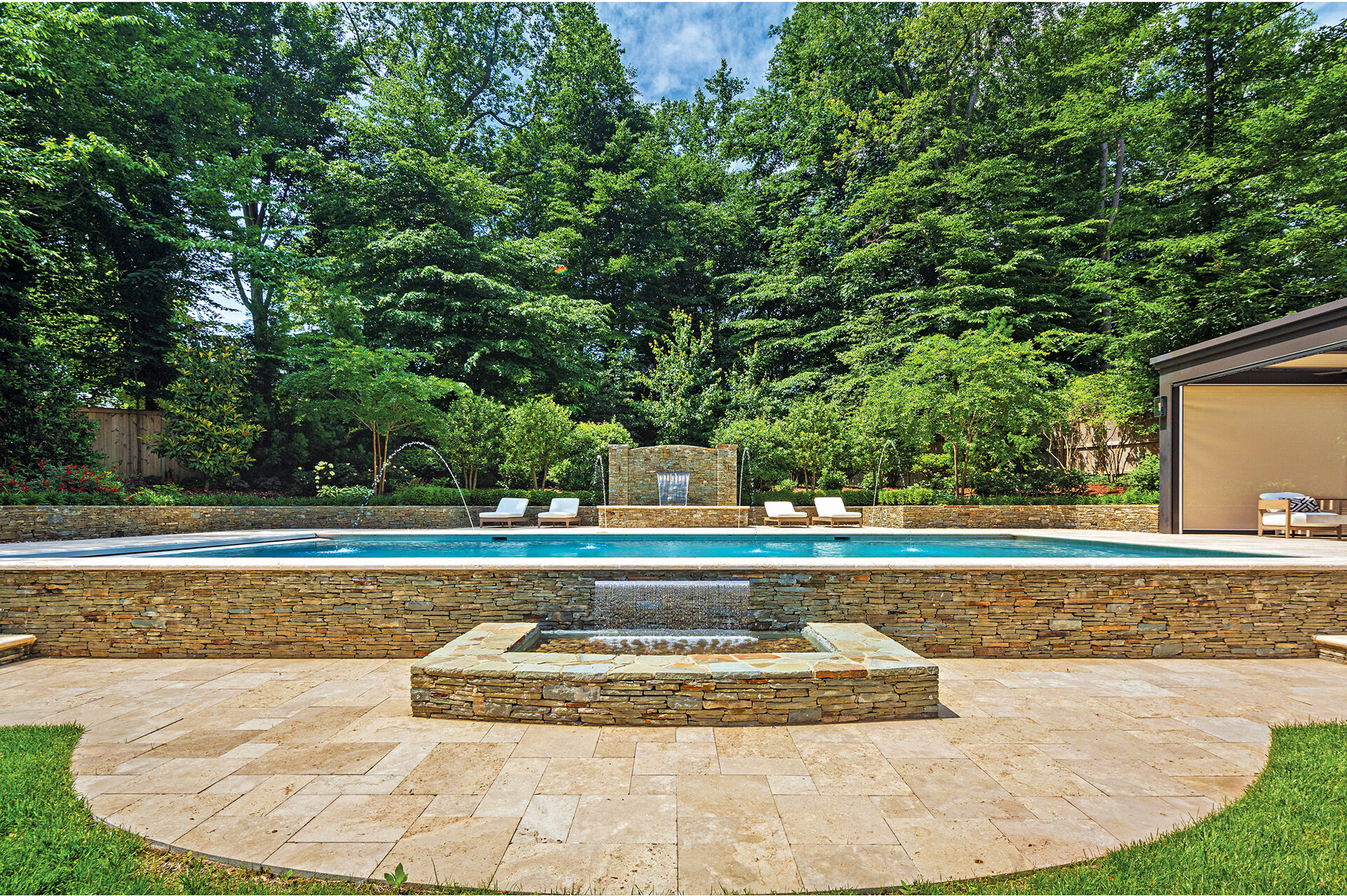 Vibrant perennials and multi-stem Burford hollies for privacy | Home and Design